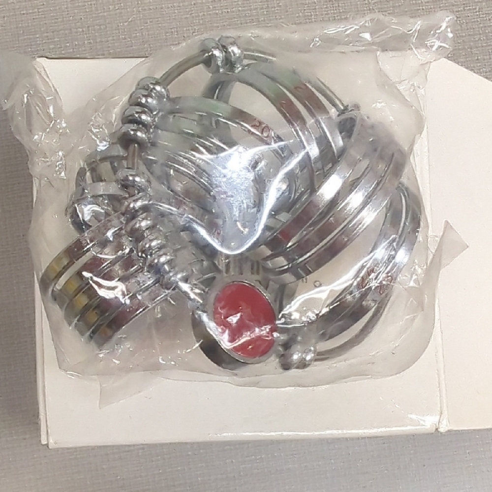 Silver and Red Jumbo Ring Sizer